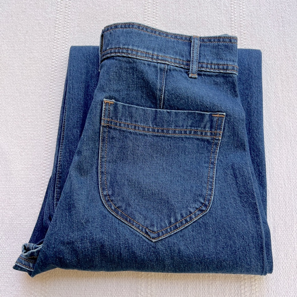 Reformation Blue Flare & Wide Leg Jeans